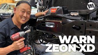 WARN ZEON XD Winch Installation on Jeep Wrangler JL or Gladiator Rubicon Steel Bumper