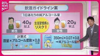 【お酒1缶でも健康リスク？】適切な飲酒量の指標「純アルコール量」とは？【#みんなのギモン】