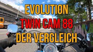 Vergleich Twin Cam 88 mit dem Evo-Motor