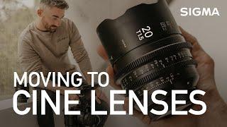 Moving To CINE LENSES! Reasons to Switch & Behind The Scenes | Sigma Cine Primes - Wex MasterClass