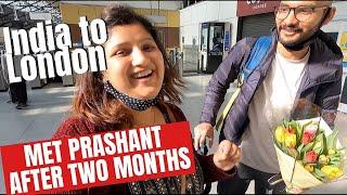 INDIA TO LONDON FLIGHT JOURNEY| Met Prashant after two months| Albeli Ritu