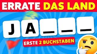 Errate Das Land an Zwei Buchstaben  Länder Quiz 