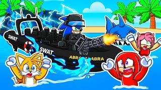 I Spent $845,456 On The NEW SWAT BOAT In SHARKBITE! (Roblox)