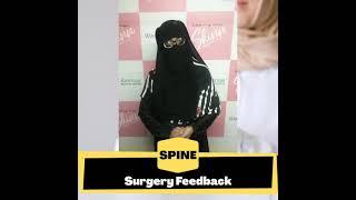 Spine Surgery Operated by Dr Mohammed Faizan