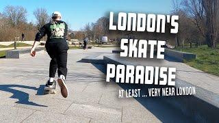 Is Oxhey Skatepark The Best Near London | Over 40 Beginner Skateboarding Review