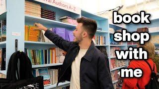 book shopping in the busiest bookstore in europe (hay festival)