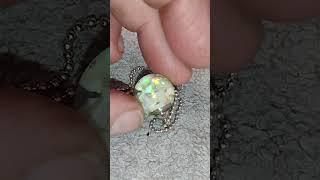 Floating Opal Jewelry Pendant, Australian Opal, AO 16SS-832