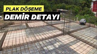 PLAK DÖŞEME-KİRİŞLİ DÖŞEME DONATI DETAYI..