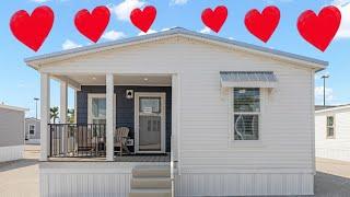 NEW "smaller" multi-section mobile home with all the bells and whistles! Prefab House Tour