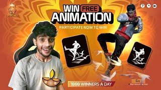 WIN FREE ANIMATION 🪔 Garena Free Fire