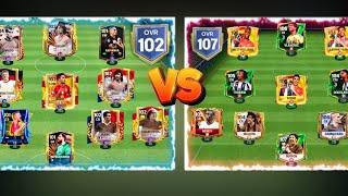 I PLAYED H2H AGAINST 107 OVR TEAM | FC MOBILE | GAMEPLAY