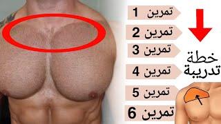 خطة تدريبية فعالة لحل مشكل ضعف الصدر العلوي  [ للمبتدئين وللمتقدمين ] كمال الاجسام | UPPER CHEST