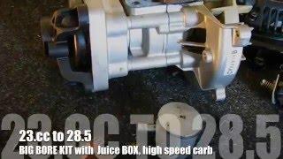 HPI BAJA 5B 23cc to 28 point 5 big bore install