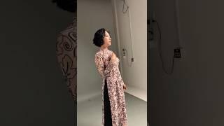 Pretty in pink ao dai