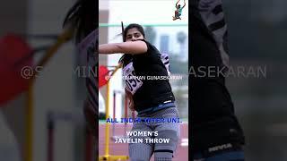 Javelin throw Vishakha panwar 40.73 #shorts