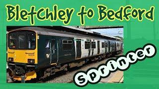 Bletchley to Bedford | FULL JOURNEY | London Northwestern Railway 150 Sprinter (Marston Vale Line)