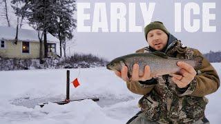 Early Ice Brook Trout