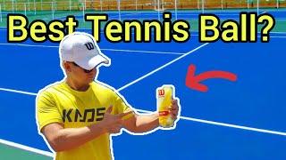 What is the best Tennis ball to play with? (answered in this video)