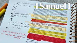 Bible Study on 1 Samuel 1 | Bible Journal with Me