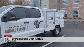 Spartanburg police ask pet owners not to leave animals in the cold