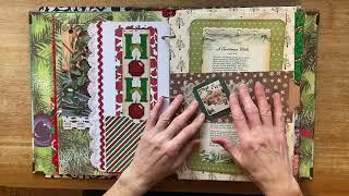 Three Ring Binder Christmas Journal, Flip Through