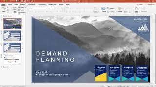 Spaulding Ridge: Demand Planning Demo