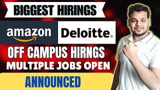 IQVIA , Deloitte , Meesho Biggest Hiring Update | OFF Campus Drive | 2025, 2024 Batch Hiring