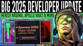 Destiny 2: BIG BUNGIE DEV UPDATE! Apollo Progress, Dreadnaught Secrets, Heresy Arsenal, 2025 Quest