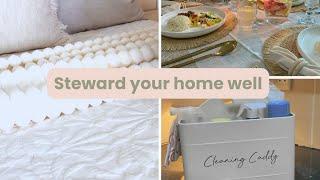 How to keep your home clean with kids| Stewarding your home well | Habits of a clean home