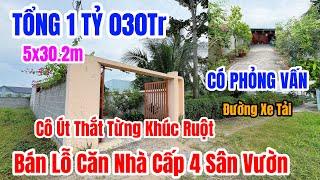 NHÀ NGỘP VEN BÌNH CHÁNH| Con Trai Chuyển Công Tác, Cô Út Đành Bán Lỗ Căn Nhà Cấp Sân Vườn Full Thổ 