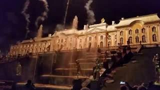 Закрытие фонтанов в Петергофе 2016 16 октября