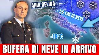 ALLERTA METEO: BUFERA DI NEVE E GELO IN ARRIVO SULL'ITALIA!