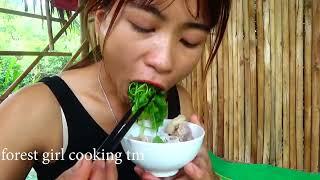 forest girl cooking movie compilation  and camping