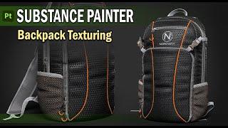 Creating Fabric for Backpack in Substance 3D Painter (fabric ,lace fabric , stitches)