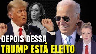 BIDEN ENTERRA CAMPANHA DE KAMALA E TRUMP É BENEFICIADO