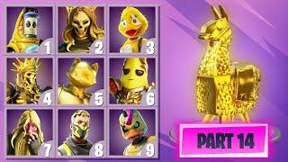 FORTNITE CHALLENGE PART #14 - GUESS THE SKIN BY THE LLAMA.