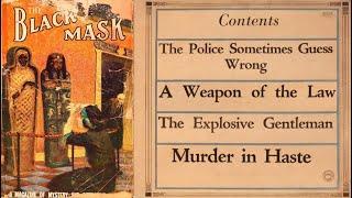 Collection of Four Detective Stories | Black Mask August 1922 (2 of 2)