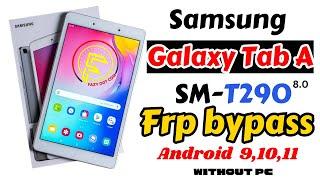 Samsung Galaxy Tab A Frp bypass | SM-T290 Frp bypass Latest Security 2023