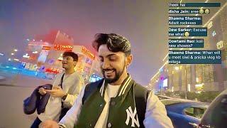 FIRST IRL STREAM, ADIT EXPLORING DELHI