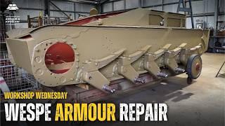 WORKSHOP WEDNESDAY: Repairing WW2 German Armour Plate