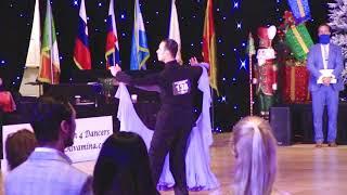 Iaroslav Bieliei and Natasha Janey, Foxtrot, Pro/Am Open Gold “C”, South Open 2020