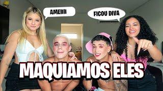 ELES ESCOLHE ELAS FAZ A MAQUIAGEM !! ( FICOU LINDO )