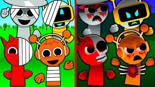 ALL SERIES STORY OF INCREDIBOX SPRUNKI DEAD & ALIVE! OREN RADDY CLUKR FUN BOT Cartoon Animation