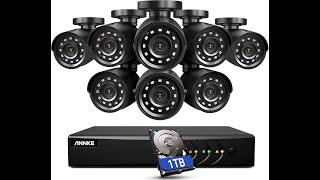 5MP Lite Security Camera System Outdoor 8 Channel H.265+DVRand 8X1920TVL IP66 Weatherproof Home CCTV