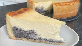 Creamy poppy seed sour cream cake ~ poppy seed cake  Incredibly delicious!