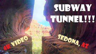 One of SEDONA'S MOST POPULAR HIKES!! Gordon’s Ridge via Boynton Canyon Trail--SUBWAY TUNNEL--4K