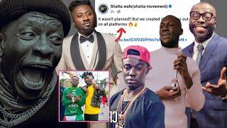 watch hw the whole Ghana & de media z sayn & reactn to shatta wale's SAFA album song with amerado