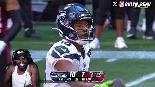 CHIEFS FAN REACTS TO!!! Seattle Seahawks vs. Atlanta Falcons Game Highlights!!!