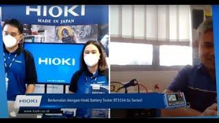 Berkenalan dengan Hioki Battery Tester BT3554-50 Series - LIVE!