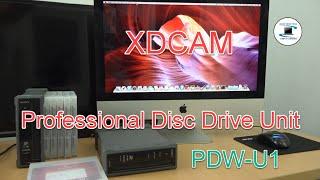 XDCAM Professional Disc Drive Unit : how to transfer video file from XDCAM disc to computer.